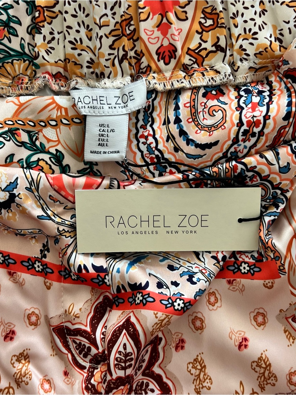 Rachel Zoe Silk “like” Rayon Palazzo Wide Leg Pants
